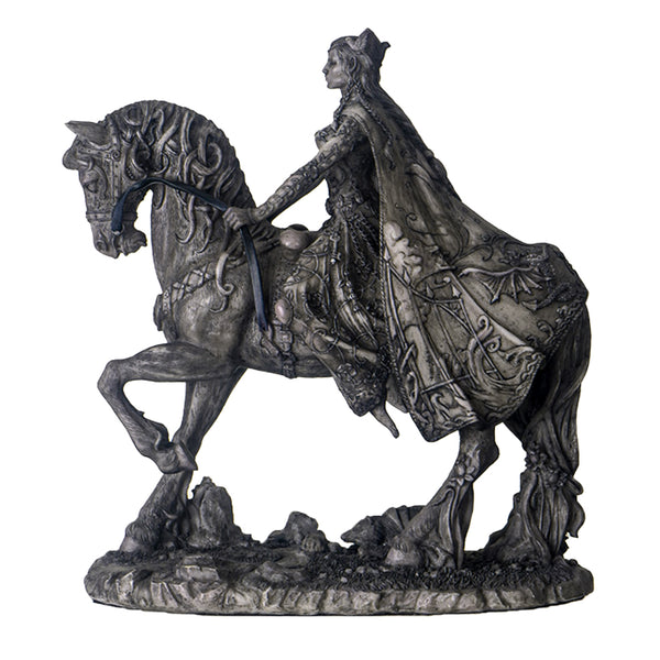 Rhiannon on Horse Statue