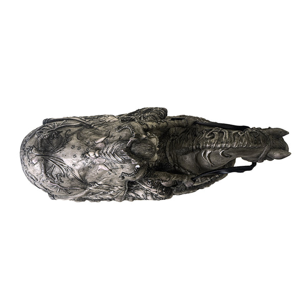 Rhiannon on Horse Statue