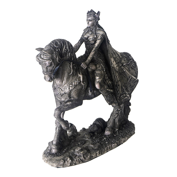 Rhiannon on Horse Statue