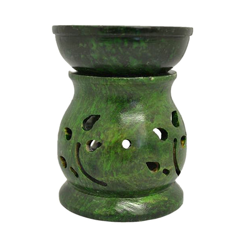 Green Soapstone Aroma Lamp