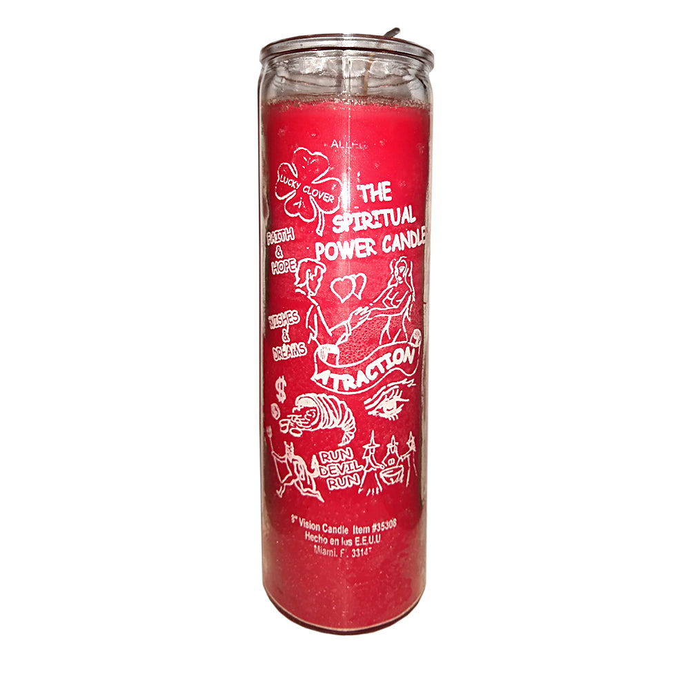 7 Day Attraction Glass Candle
