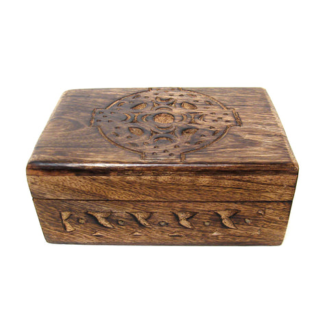 Celtic Cross Wood Box