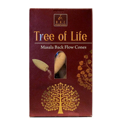 Balaji Tree of Life Masala Backflow Incense Cones