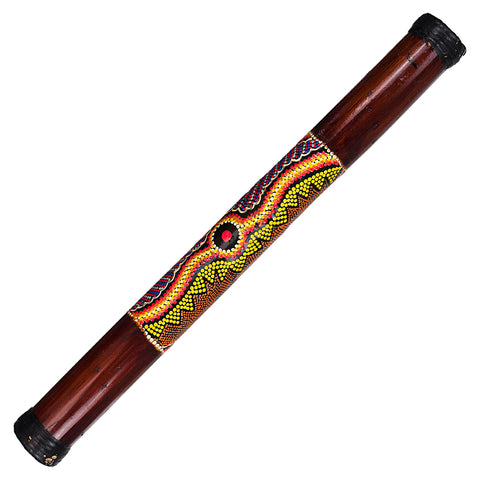Brown Painted Rainstick - Large
