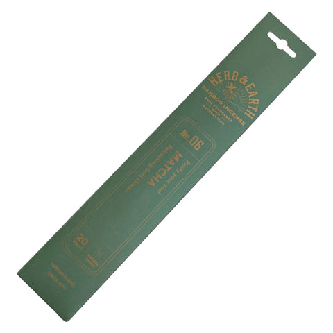 Herb & Earth Matcha Bamboo Incense Sticks