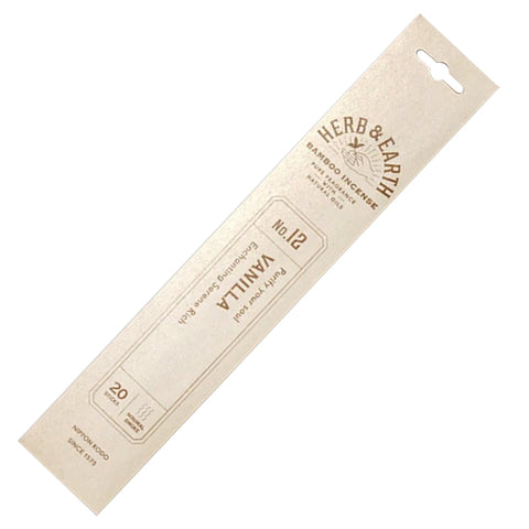 Herb & Earth Vanilla Bamboo Incense Sticks