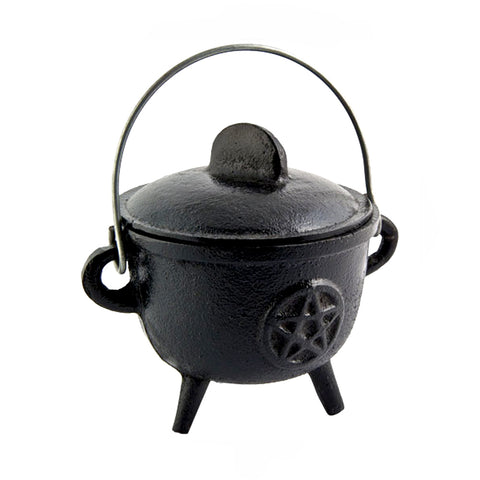 Cast Iron Cauldron - Pentacle