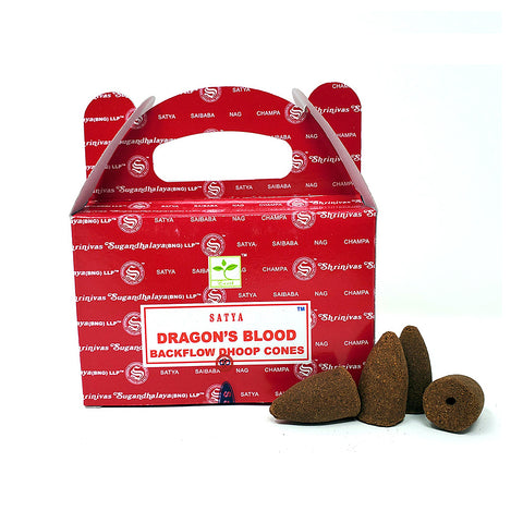 Satya Dragon's Blood Dhoop Backflow Cones