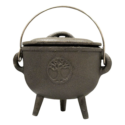 Tree of Life Cast Iron Cauldron