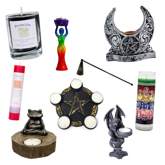 Candles, Candle Holders and Accessories