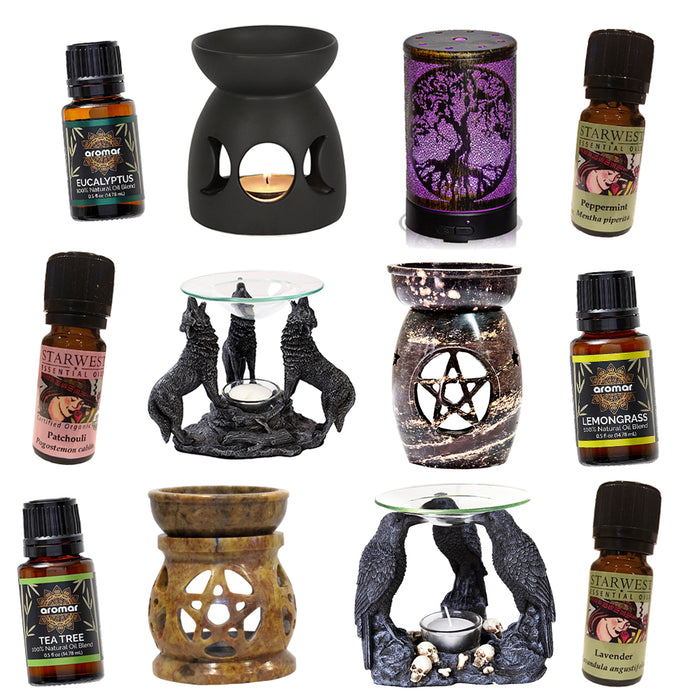 Essential Oils, Fragrance Oils, Diffusers and Accessories