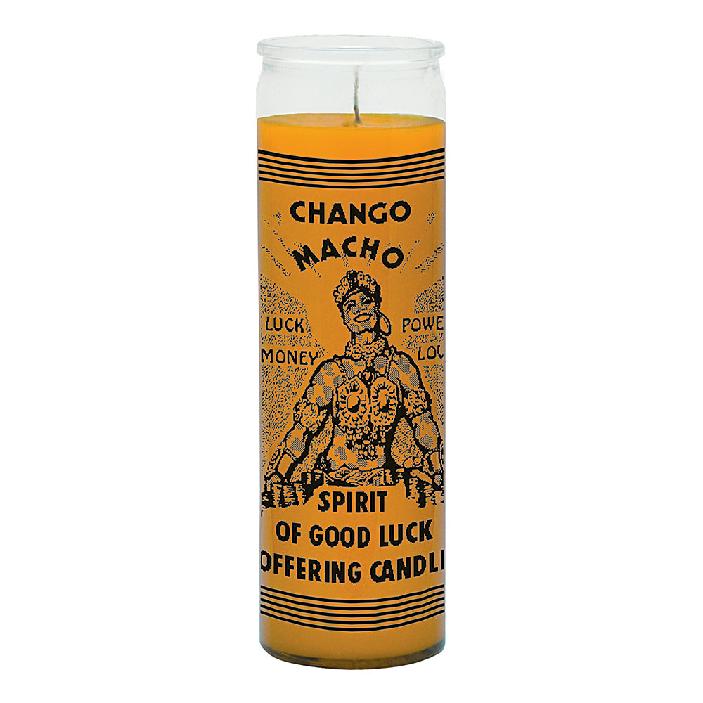 7 day Spirit of Good Luck / Chango Macho Candle