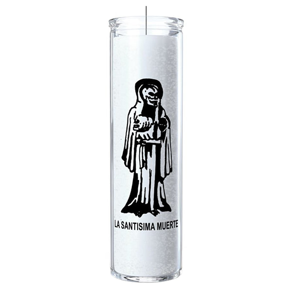 7 Day Glass Candle La Santisima Muerte / Holy Death