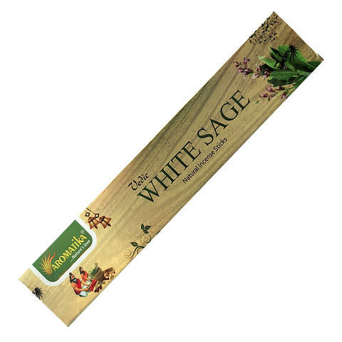 Aromatika Vedic White Sage Incense Sticks 15g