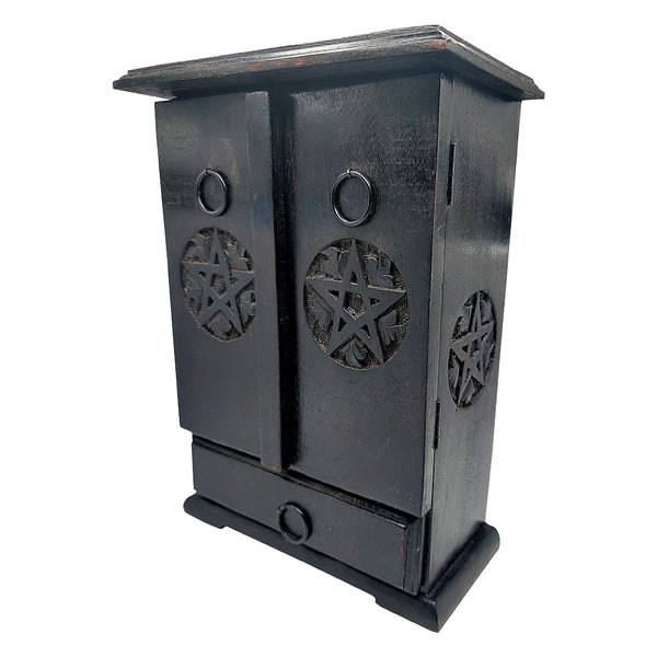Pentagram Wooden Cupboard Chest