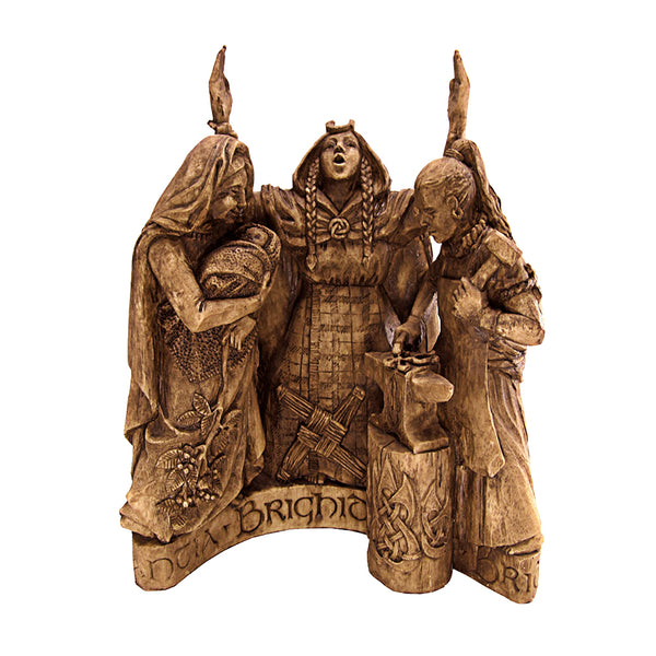 Brigid Statue - Wood Finish
