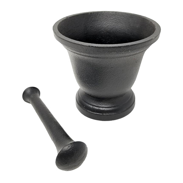 Cast Iron Mortar and Pestle 4-1/4"