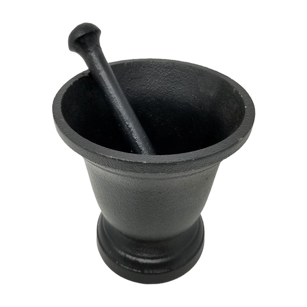 Cast Iron Mortar and Pestle 4-1/4"