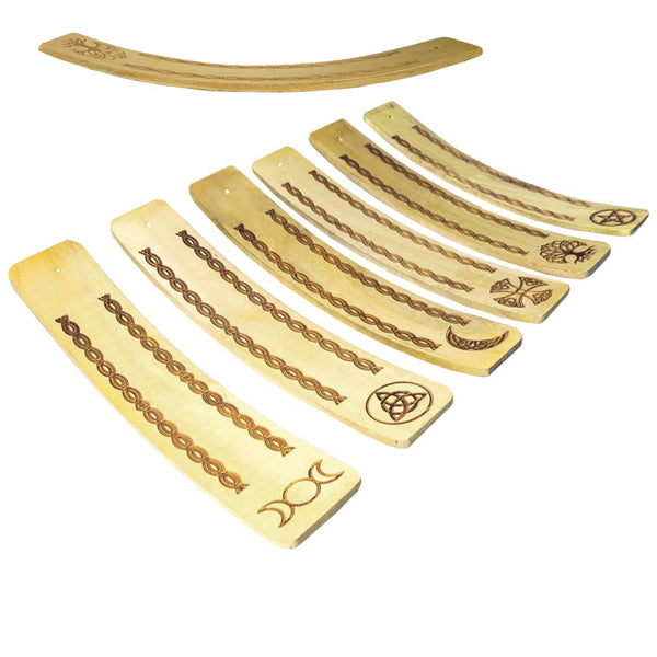 Wooden Incense Holders Engraved Designs