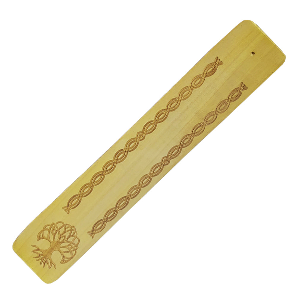 Wooden Incense Holders Engraved Designs - Tree of Life