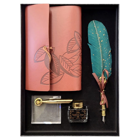 Feather Quill Pen Dip Set - Style 12
