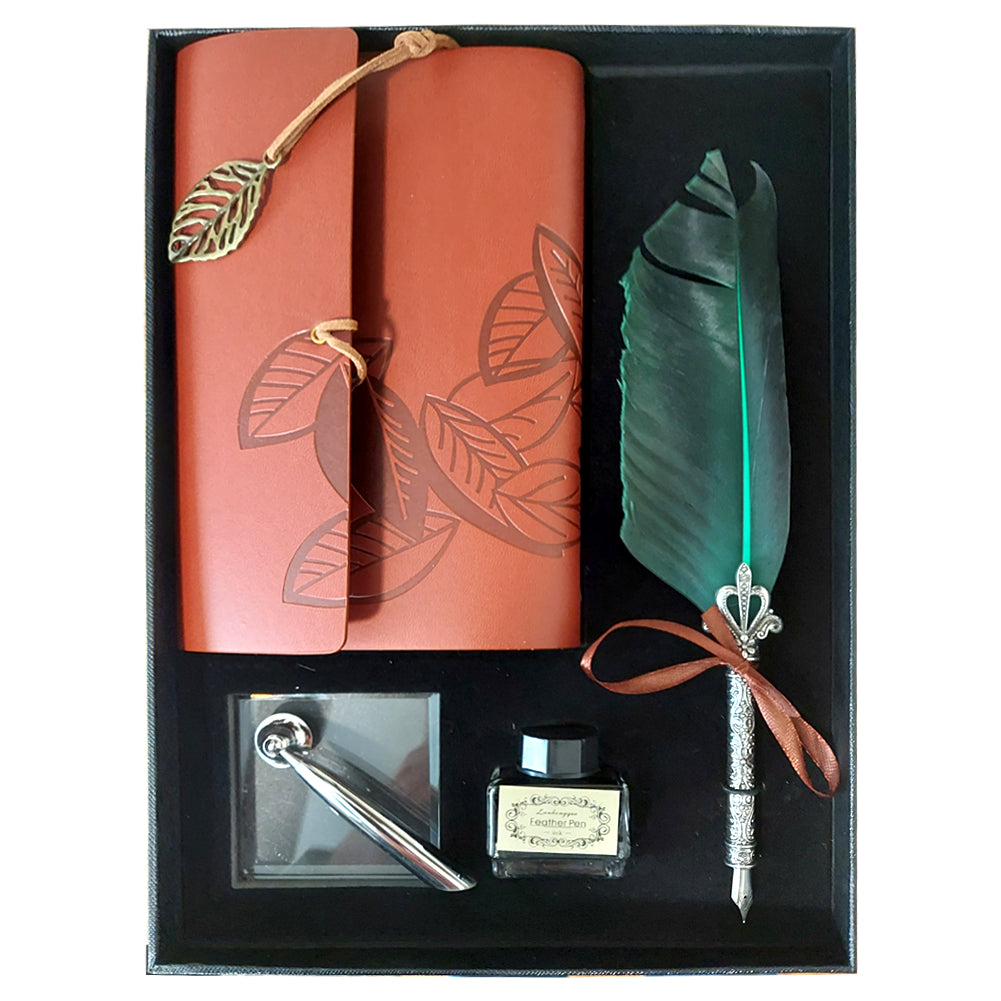 Feather Quill Pen Dip Set - Style 19