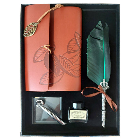 Feather Quill Pen Dip Set - Style 19