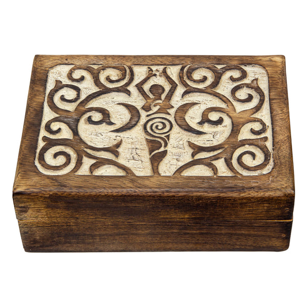 Mango Wood Box - Goddess