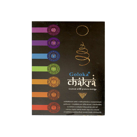 Goloka Chakras Backflow Incense Cones