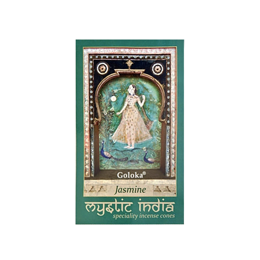 Goloka Mystic India Jasmine Incense Cones