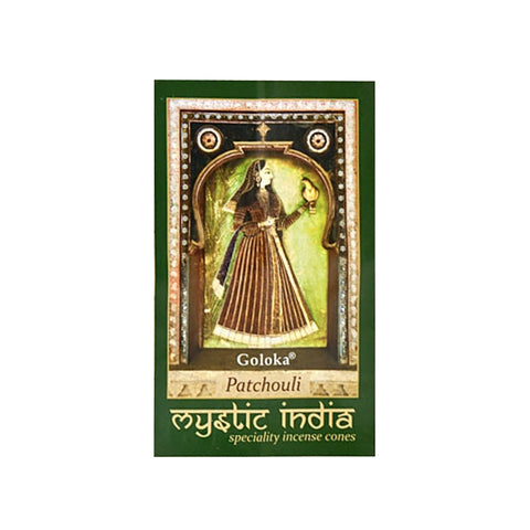 Goloka Mystic India Patchouli Incense Cones