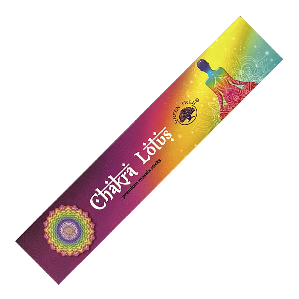 Green Tree Chakra Lotus Incense Sticks 15g