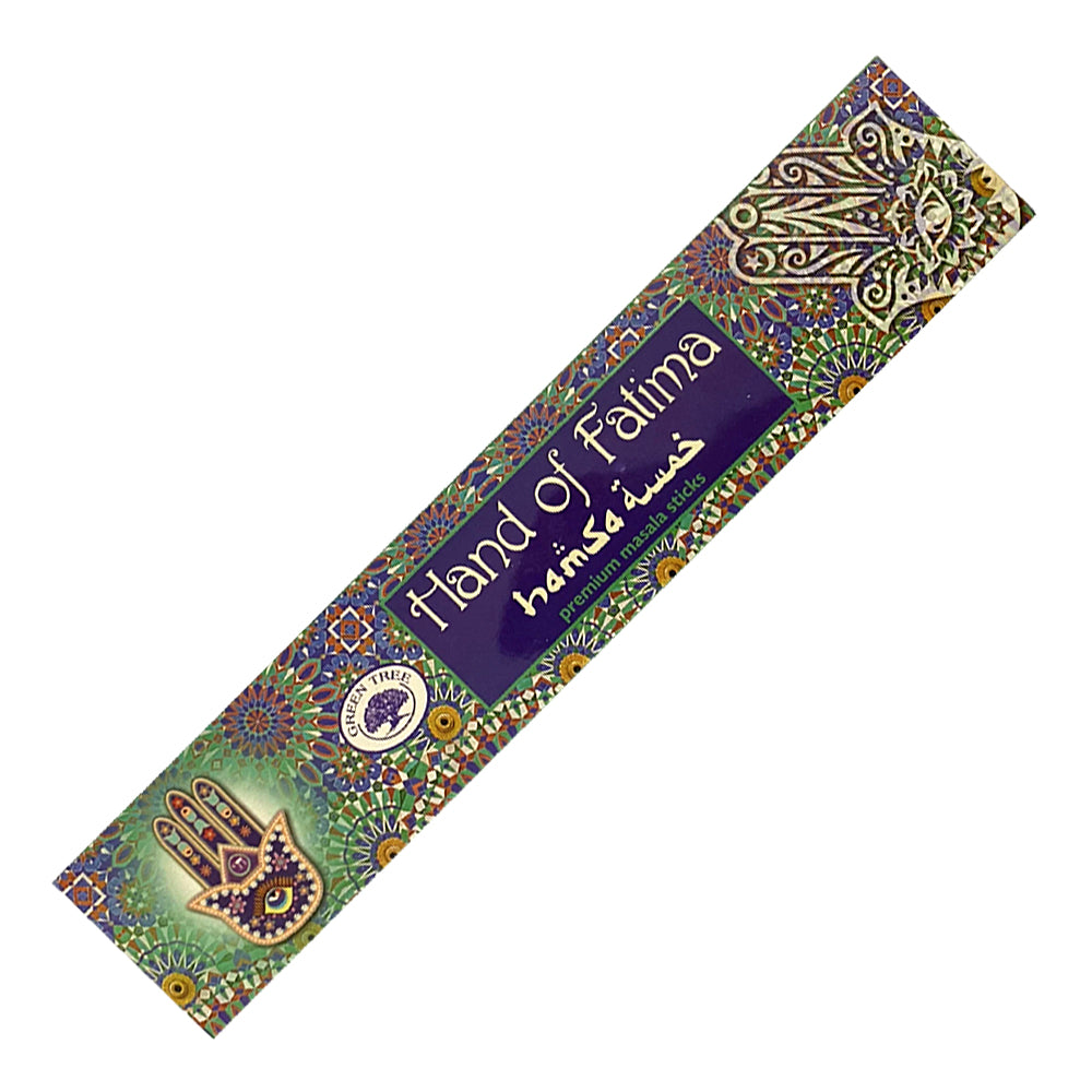 Green Tree Hand of Fatima Incense Sticks 15g