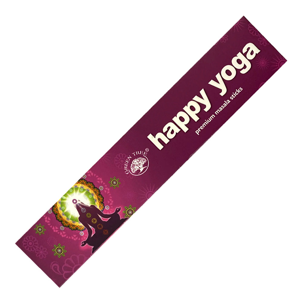 Green Tree Happy Yoga Incense Sticks 15g