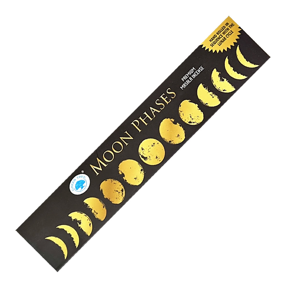 Green Tree Moon Phases Incense Sticks 15g