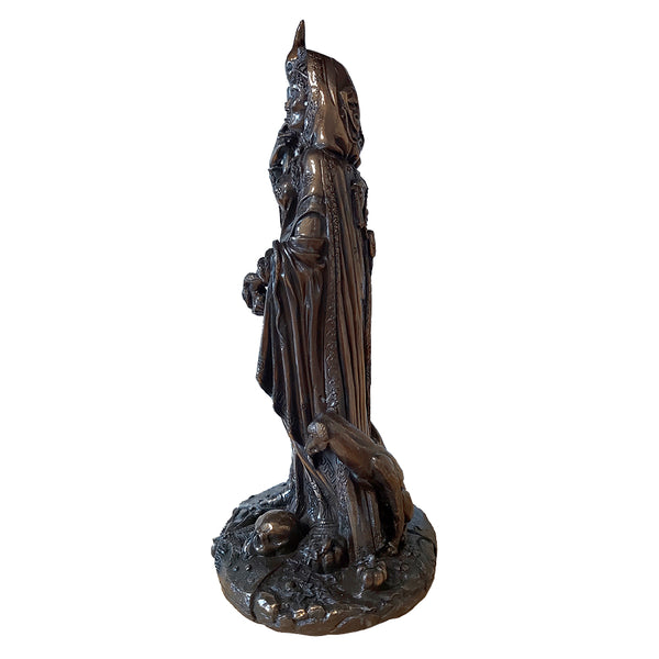 Goddess Hecate Bronze Finish Statue