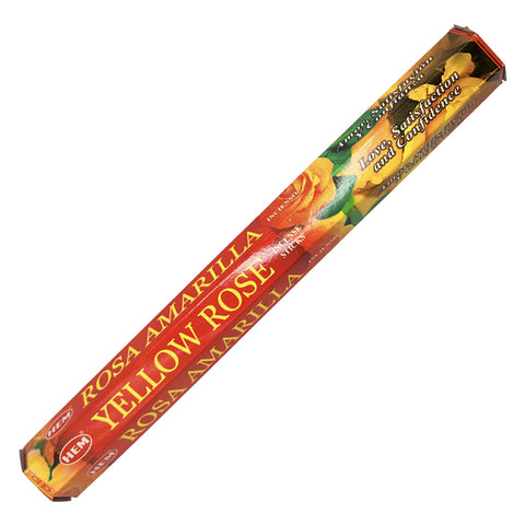 Hem Yellow Rose Incense Sticks