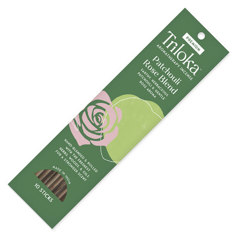 Triloka Patchouli Rose Blend Premium Incense Sticks