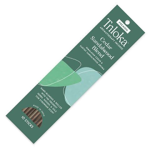 Triloka Cedar Sandalwood Blend Premium Incense Sticks