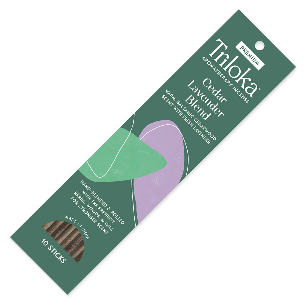 Triloka Cedar Lavender Blend Premium Incense Sticks