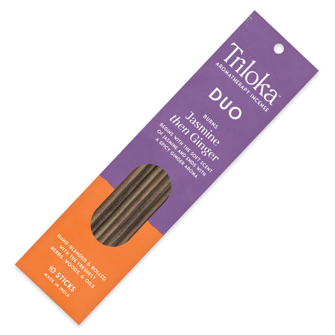 Triloka Duet Jasmine-Ginger Incense Sticks