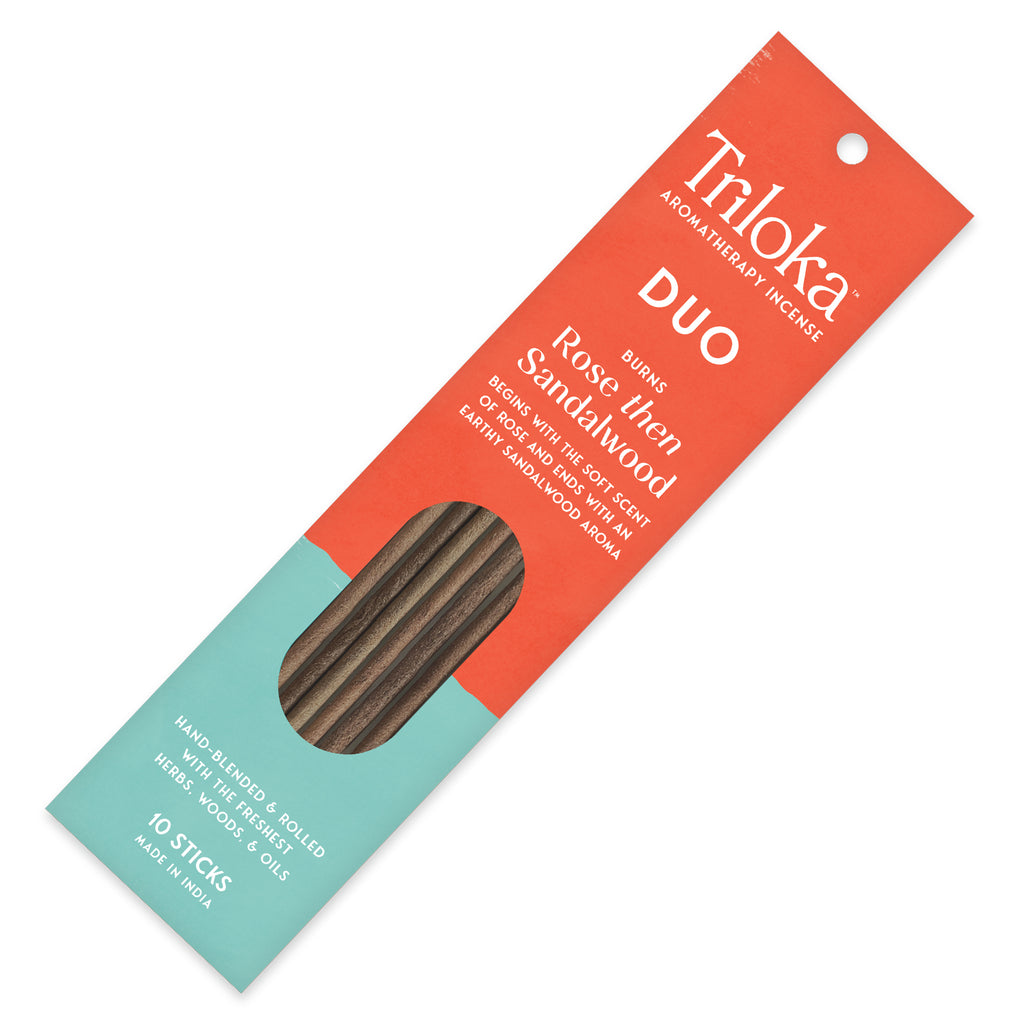 Triloka Duet Rose-Sandalwood Incense Sticks