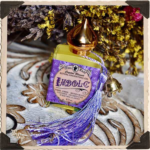 IMBOLC 1/2oz. Alchemy RITUAL OIL. For Mid-Winter, Renewed Energy & Beginnings.