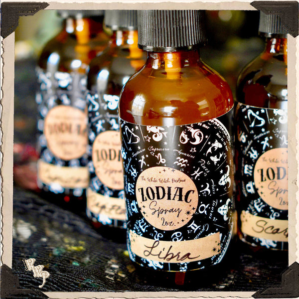 ZODIAC 2oz. Alchemy Smudge Spray, Room Mist, Sacred Body Spray.