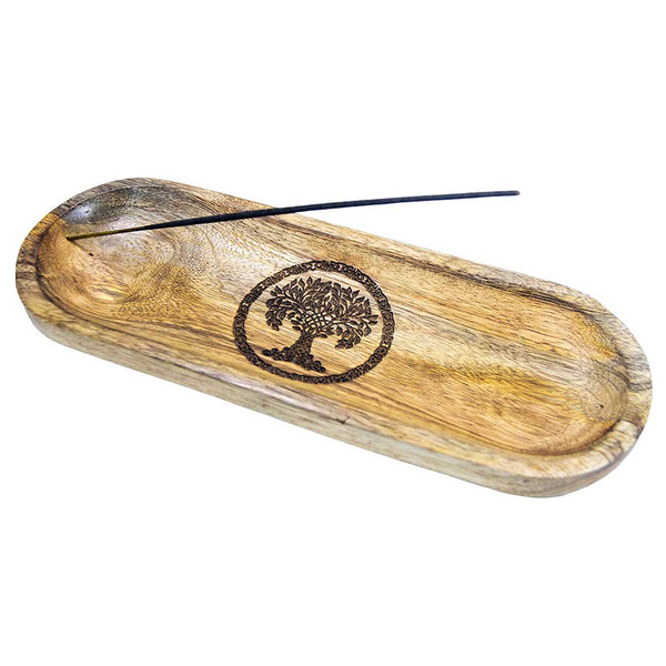 Mango Wooden Tree of Life Incense Stick Holder