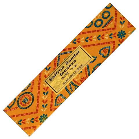 Masala Saffron Sandal Incense Sticks - 100gm