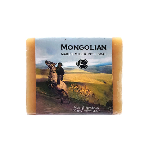 Mongolian Mare's Milk and Rose Herbal Soap