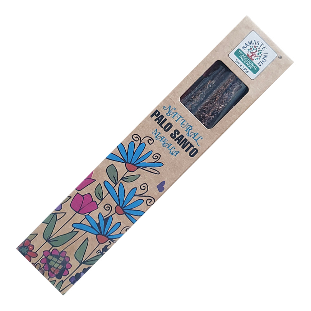 Namaste India Natural Smudge Incense Sticks - Palo Santo