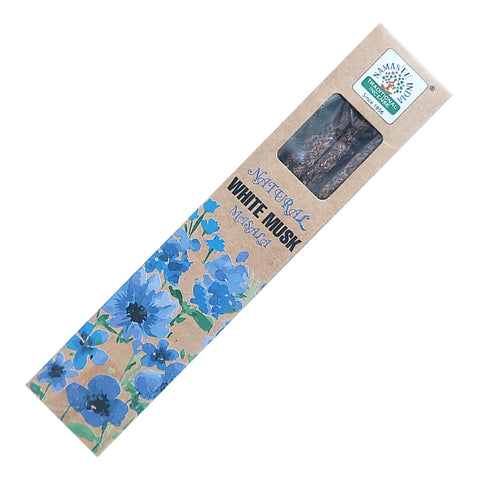 Namaste India Natural Smudge Incense Sticks - White Musk