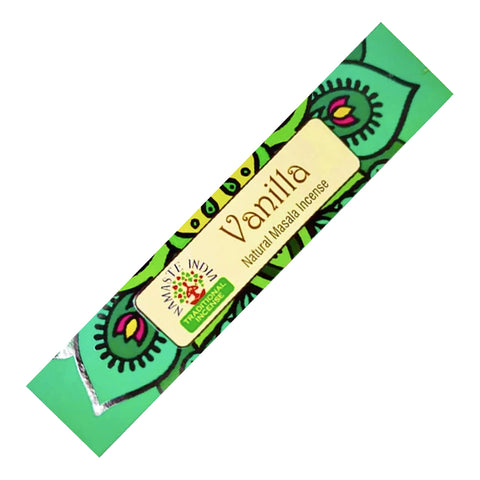 Namaste India Natural Masala Incense Sticks - Vanilla